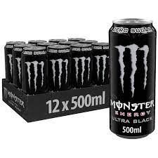 Monster Energy Ultra Black Sugar Free - 12 x 500ml